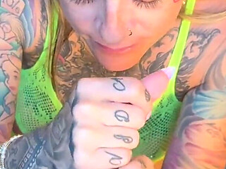 Summer Raez Branded Blowjob