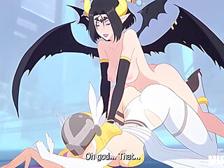 Digicore Domination Angewomon X Lilithmon - Car Toon