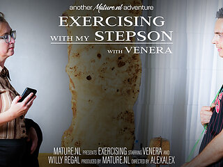 Mature Nympho Venera Has A Very Special Workout For Her Exercising Stepson