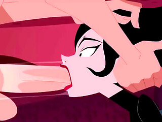 Samurai jack ashi&rsquo_s blowjob