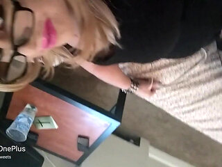 CD Krissy Sweets in heels and fishnets