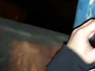 Fucking the Married Woman's Ass at The Bus Stop
