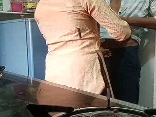 A student girl in tuition secretly squabbled with the tuition teacher.