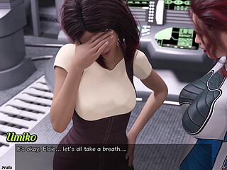 Stranded in Space - Lesbian Makeout Session