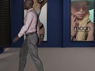 Kink Maker 6: Cliair's Change Room Dildo Ride Orgasm