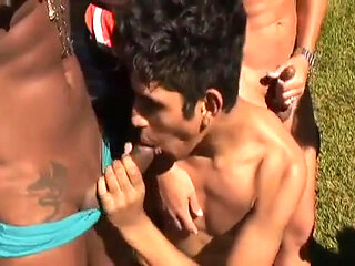 Gay sex outdoor pleasure