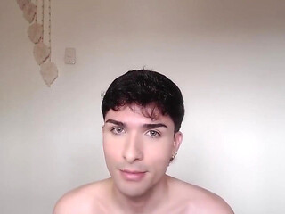 Gay Twink Is Home Alone and Starts Playing with His Ass and a 24-centimeter Dildo