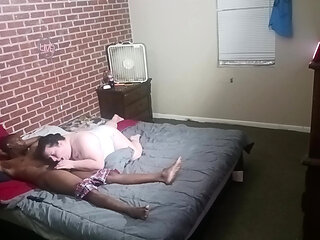 Sloppy lynn caught suck a big black dick on her husband camera