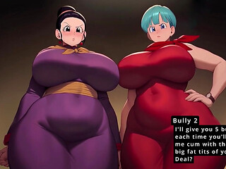 Bulma and chi-chi gon to bully