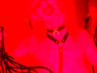Blonde Babe's BDSM Solo Squirt Show