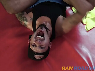 RELUCTANT BEAUTIFUL BOTTOM - I GET MY TIGHT ASS POUNDED RAW ON THE BENCH!!!!