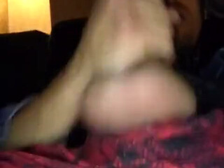 Jerk and Cum with Tenga Egg Toy on Living Room Couch While Roomates or BF Could Walk in and Catch Me