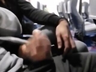 Public Handjob with Amateur Babe