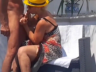 Selena's Outdoor Sex After Coming Home