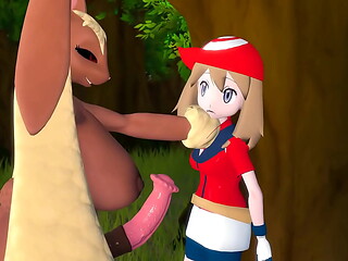 may papea epicamente a una lopunny salvaje