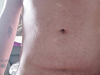 Solo boys masturbates alone and cums