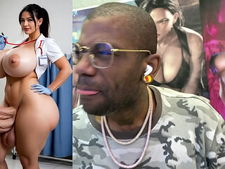 Beautiful Transgender Girl Gets Hard, Petite White Transgender Girl Cums All Over A Big Breast Slut, Thicc Big Breast Transgender Nurse With Two Cocks, Trans Babe Cums In The Water, AI Generated
