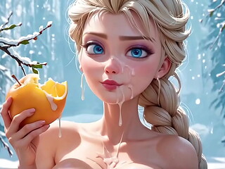 ASMR - Elza Comendo Frutas gozadas