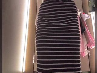 Fingering Tight Pussy in Fitting Room