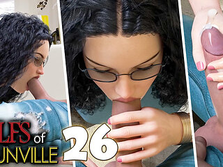 Busty teacher sucks my dick while her husband waits outside the classroom - Jazziuu