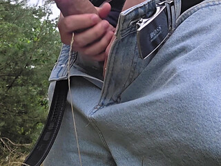 Outdoor teen masturbation and cum challange