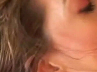 Brunette Cutie Strips and Crawls Into a Room Full of Men Horny for Face Fucking