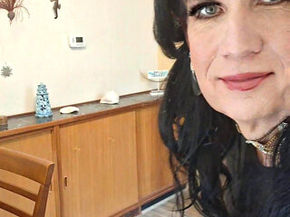 T Girl slut Jenni plays with herself