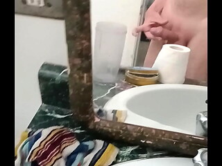 Naked in front of friend