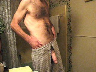 hangin out before shower