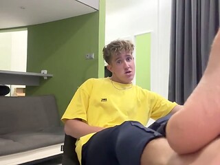 Gay soles, gay handsome guy, foot fetish