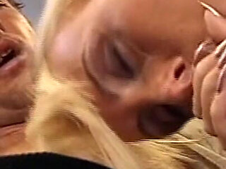 Fantastic Sexy Busty MILF Fucked and Cummed in Mouth by Big Vintage Cock