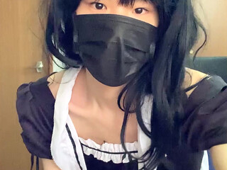 Maid Outfit Crossdressing masturbation