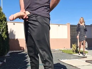 Stepmom not Resist when Saw Stepson Huge Cock and Seduced Him to Fuck Her Hot...