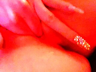 Pussy toying busty high heeled stunner solo pov masturbation