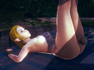 [LEGEND OF ZELDA] Zelda′s beautiful pussy banged (3D PORN 60 FPS)