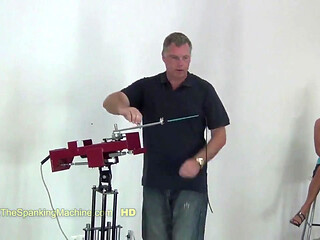 Gia Spanking Machine - Bare Back Whipping