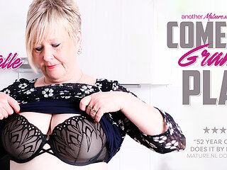 When 52 Year Old British Curvy Gilf Chantelle Is Horny She Needs To Masturbate