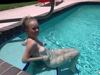 I Know That Girl - Petite Caucasian Madison Chandler Drops Her Bikini for Brad & Takes a Hard Fucking