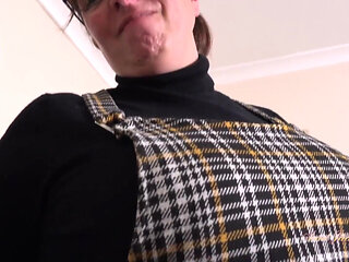 AuntJudysXXX - Your 48yo Busty MILF Boss Ruby Cattrall Sucks Your Cock at the Office