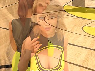 Young mom with big boobs joins the fresh team in some hentai fun