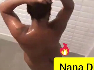 Busty Woman Showering