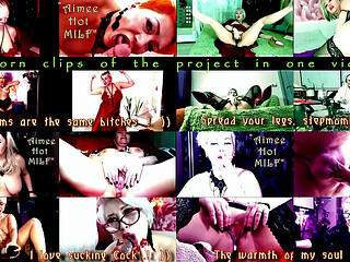 Music (not AI .!.) project 18  &quot_Aimee Hot MILF&quot_. (All porn clips in one video!)
