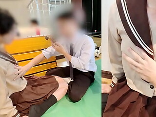 Japanese wife loves cock in her face while hubby watches