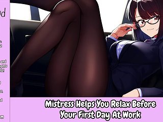 Mistress Helps You Relax Before Your First Day At Work - Erotic Audio For Men