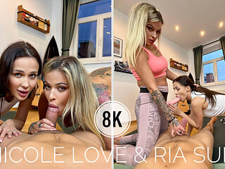 Sexy Workout With Nicole And Ria
