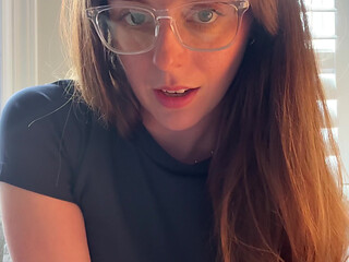 Hottie in Glasses Tells You How to Stroke!