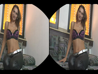 VR Amateur MILF Sabrina's Dripping Pussy Show - Spread Wide & Finger Fucked!