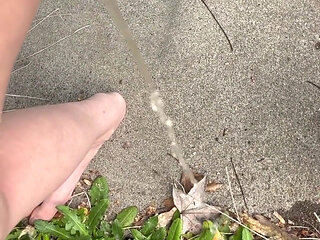 Peeing Through Catheter Outside