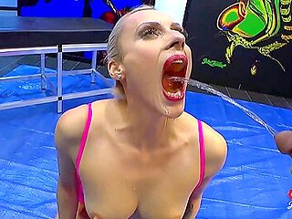 Blonde Loves Deep Anal To Mouth Cumshots And Piss