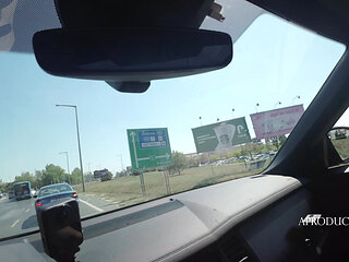 Desperate Panty Wetting Golden Shower Mouth Piss in My New Car